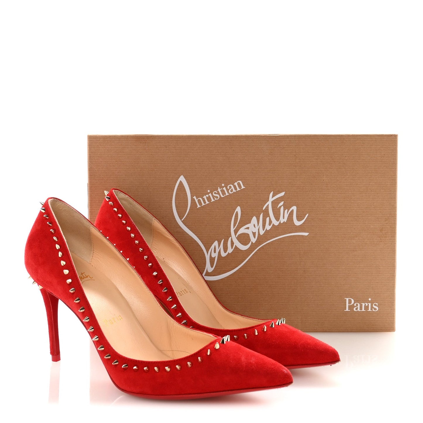 Veau Velours Anjalina 85 Pumps 35.5 Loubi