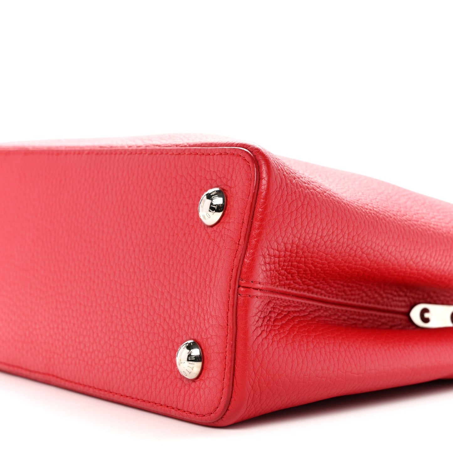 Taurillon Capucines PM Rubis