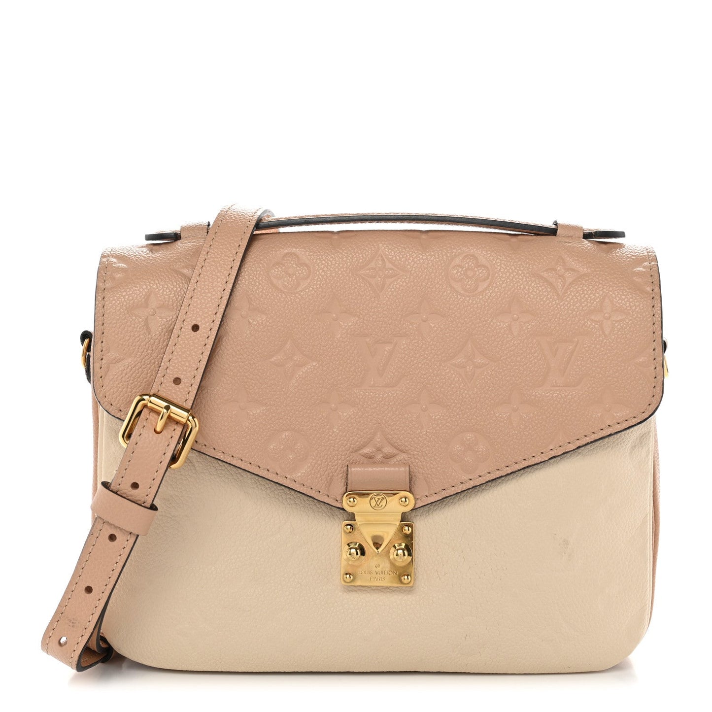 Empreinte Pochette Metis Beige Rose Creme