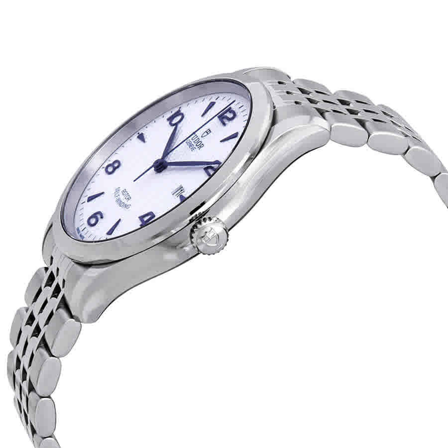 Tudor 1926 Automatic White Dial Silver Steel Strap Watch for Men - M91650-0005