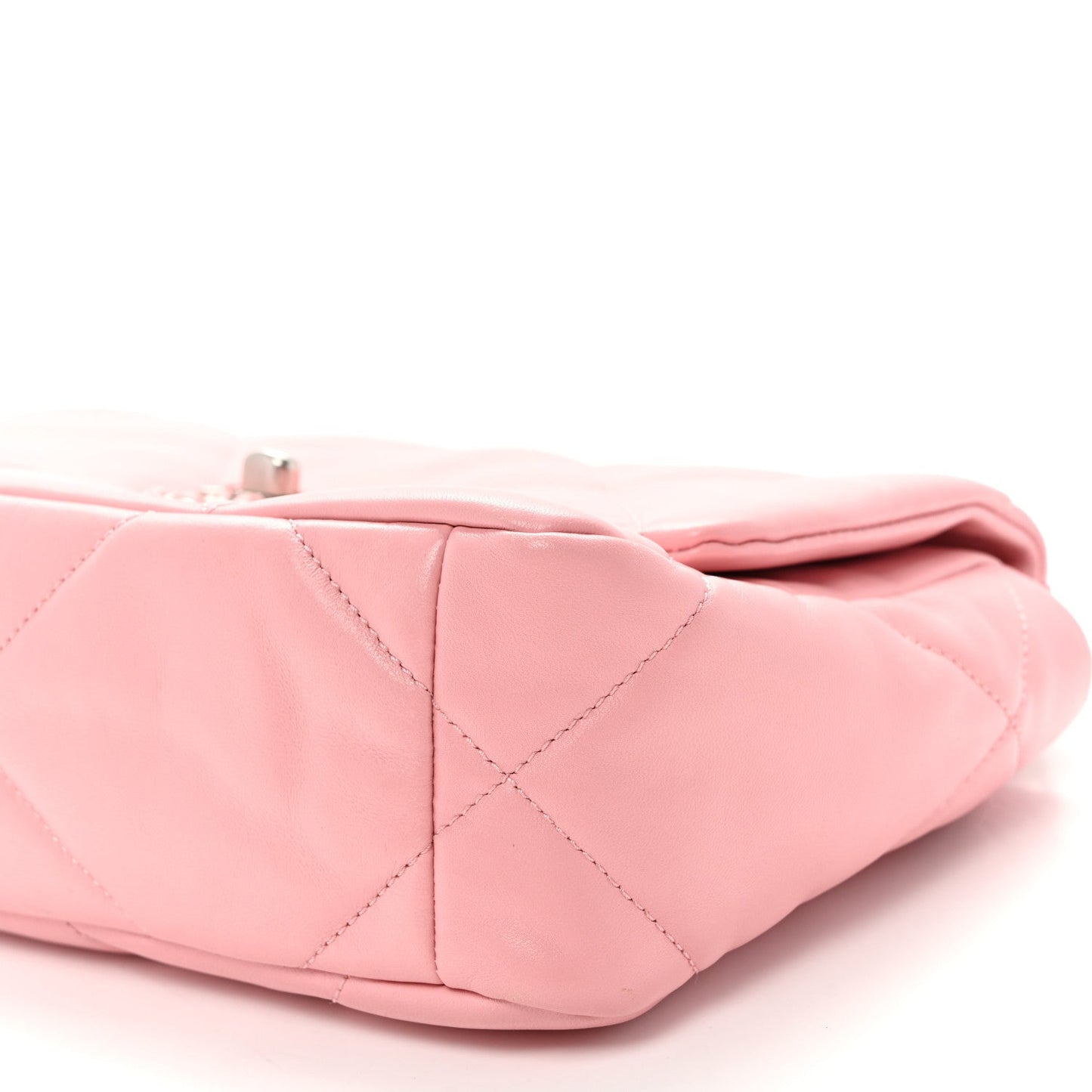Lambskin Quilted Medium Chanel 19 Flap Light Pink