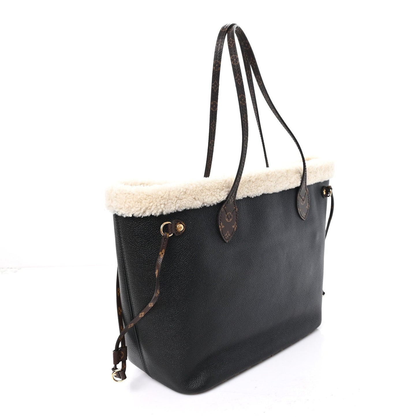 Calfskin Monogram Teddy Neverfull MM Black