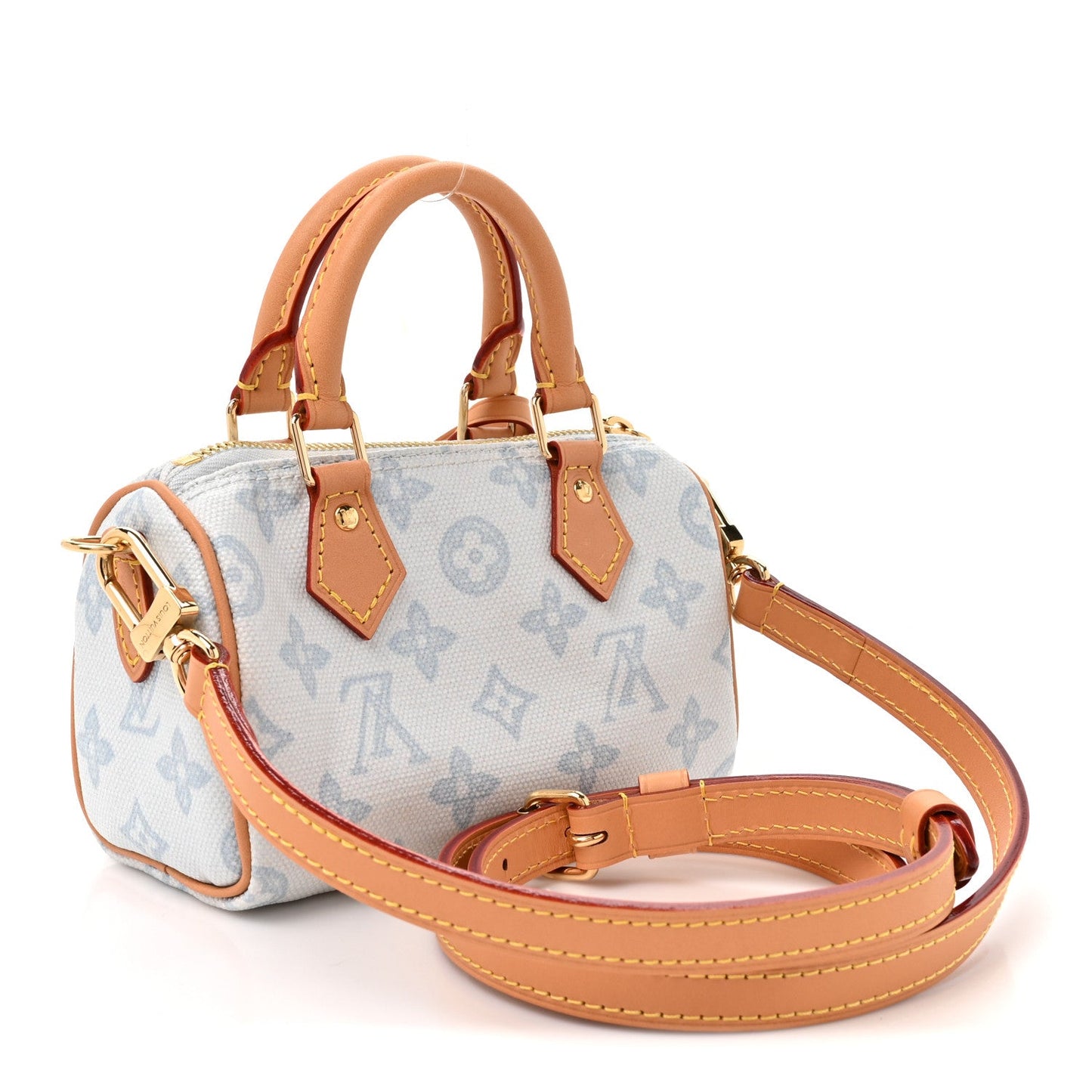 Monogram Origine Nano Speedy Bleu Courrier