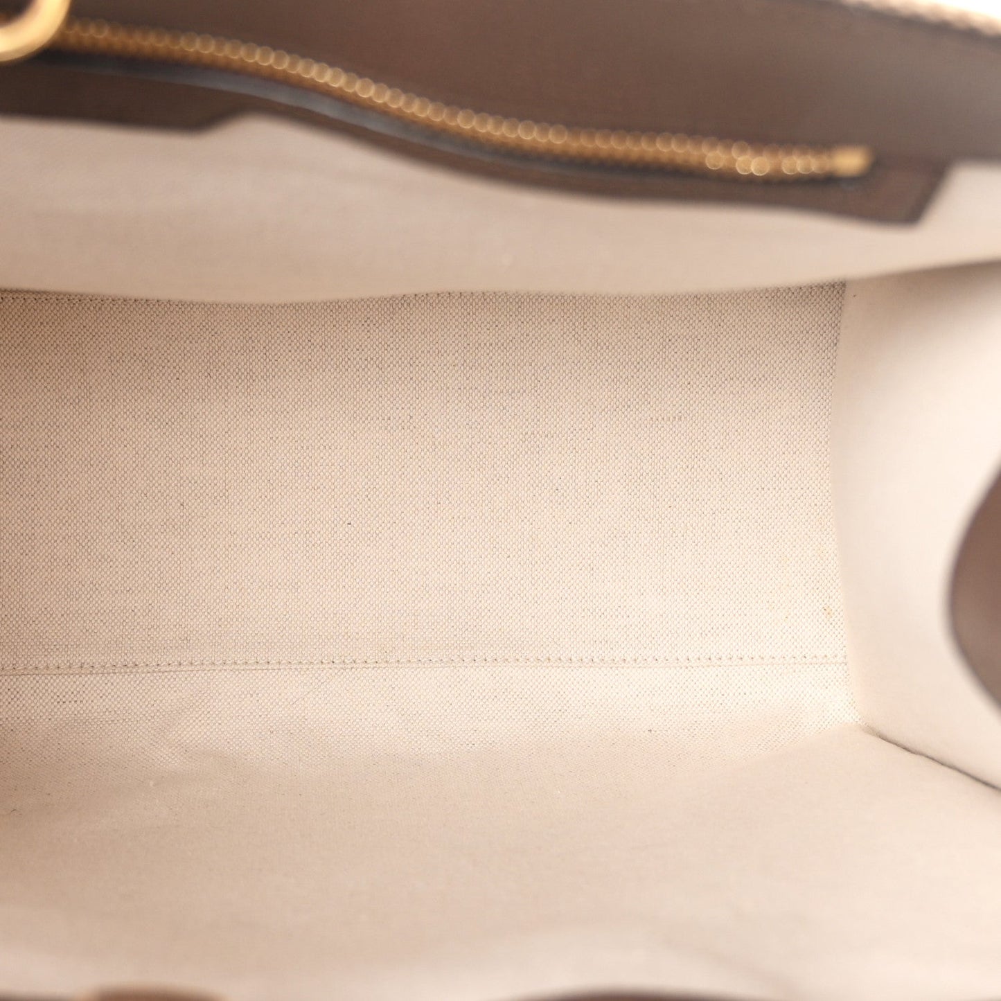 Monogram Jumbo GG Textured Dollar Calfskin Web Tote Bag Camel Ebony New Acero