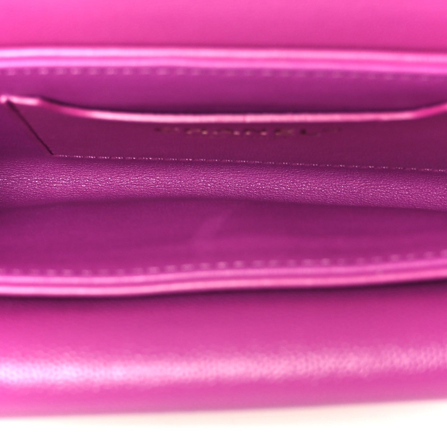 Caviar Quilted Mini Top Handle Flap Dark Pink