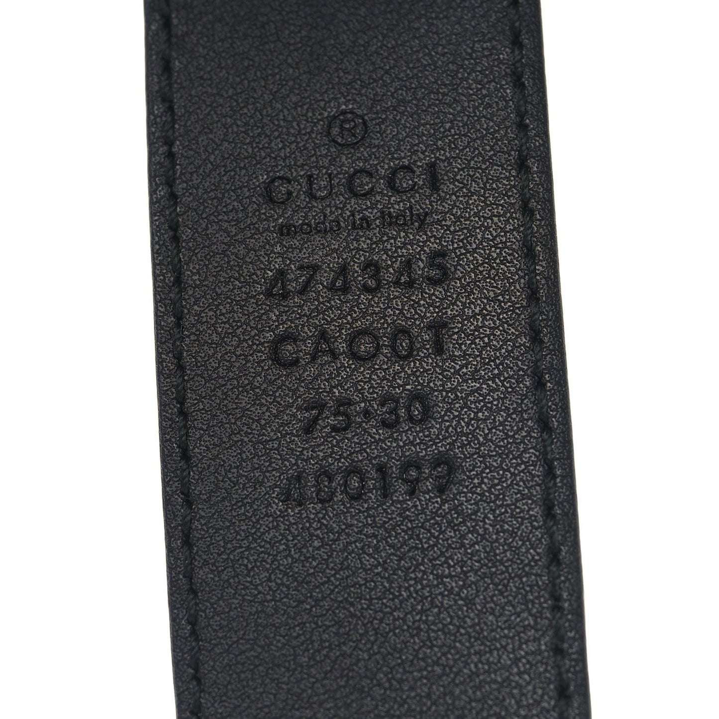 Calfskin Mens Interlocking G Belt 75 30 Black