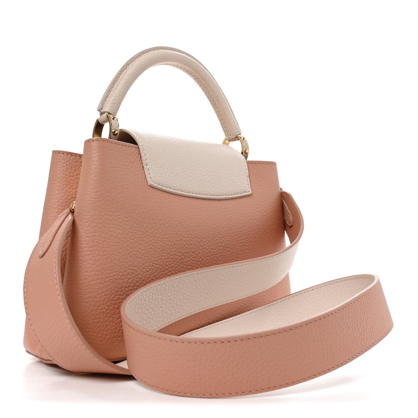 Taurillon Capucines BB Rose Trianon Creme