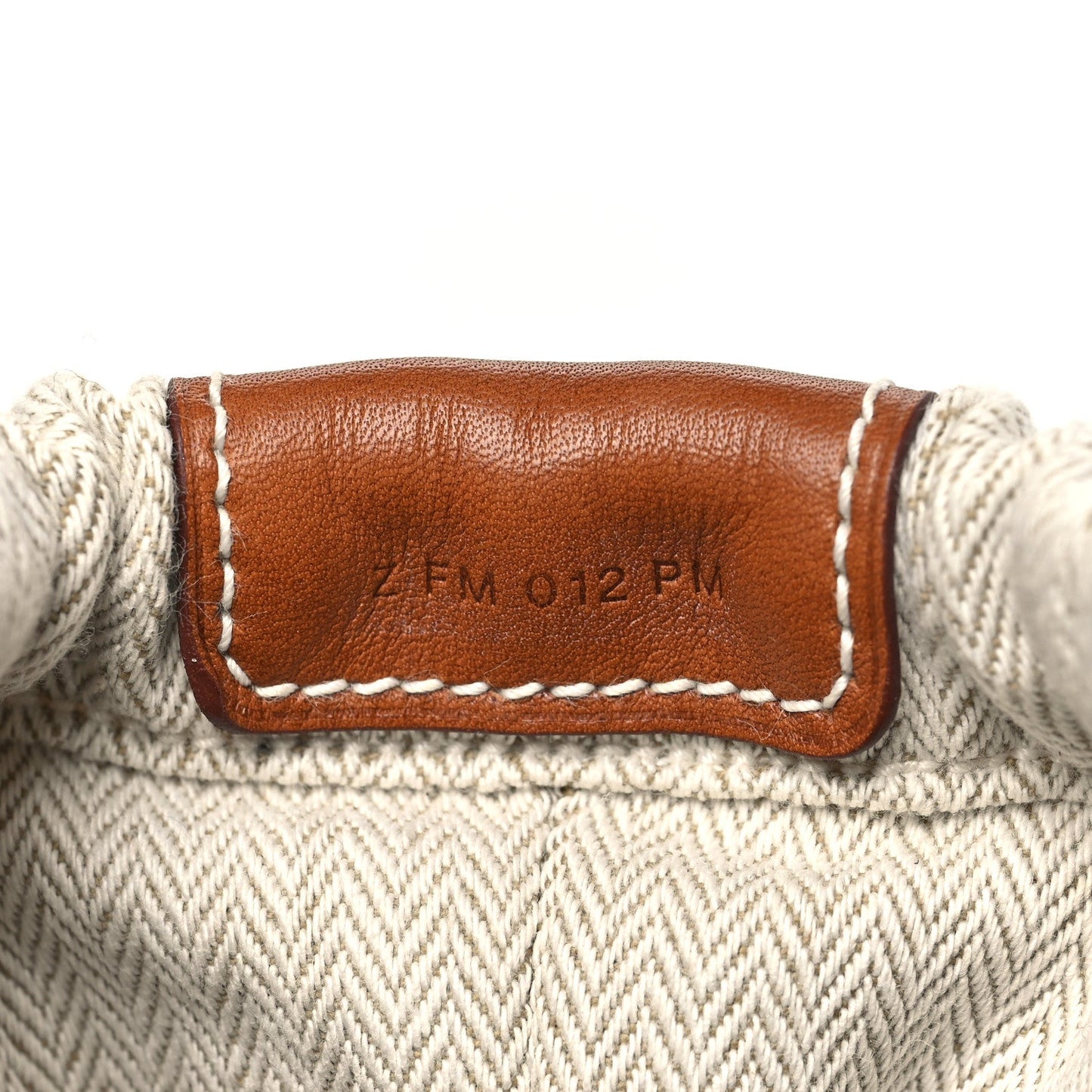 Canvas Barenia Fourbi 25 MM Bag Insert Natural Fauve