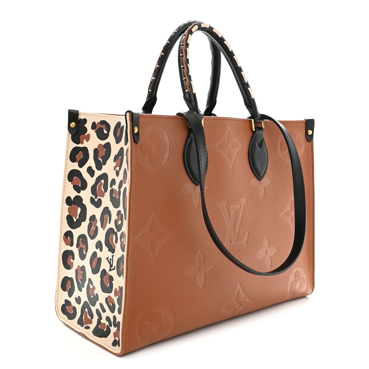 Empreinte Monogram Giant Wild At Heart Onthego MM Caramel