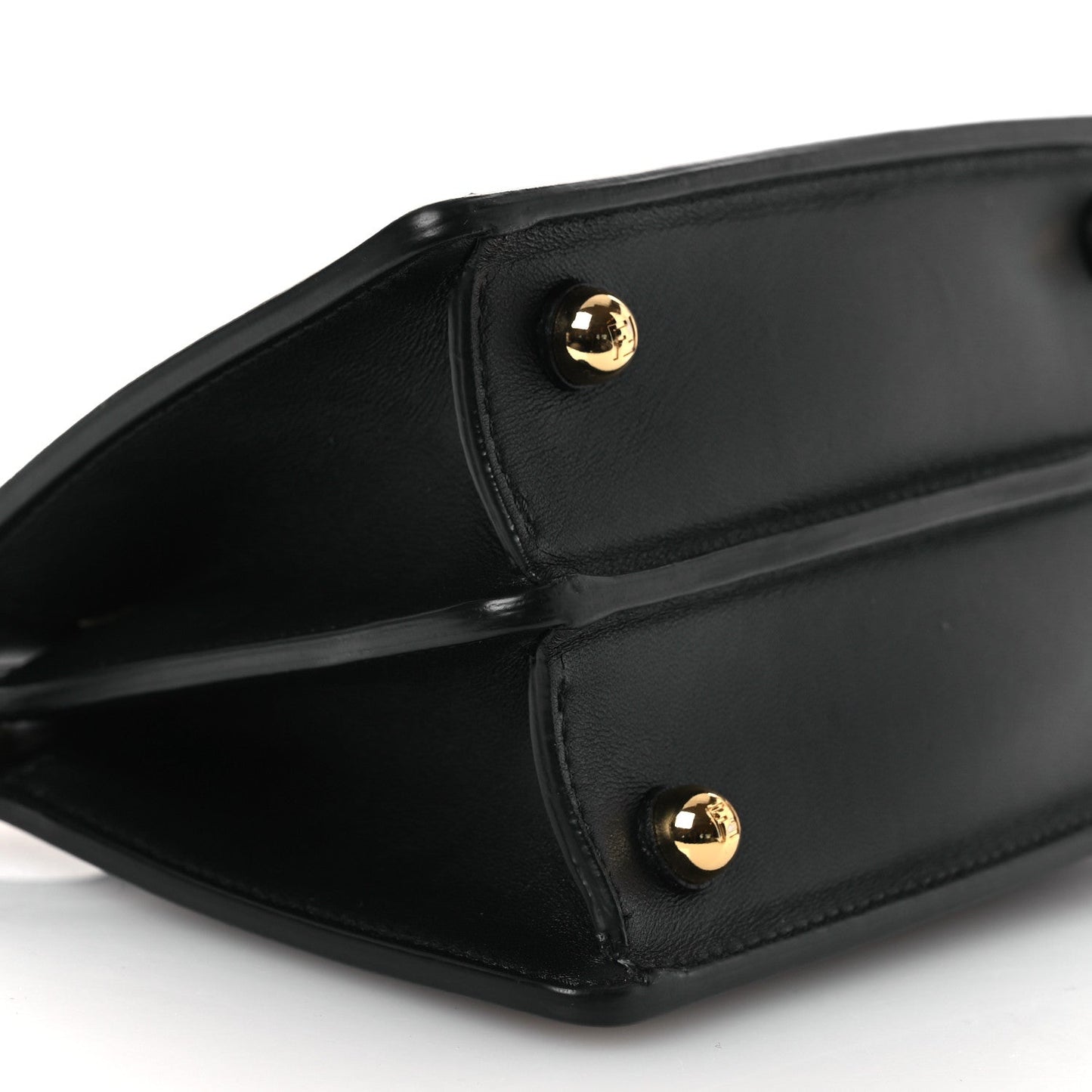 Shiny Nappa Petite Peekaboo I SEE U Satchel Black