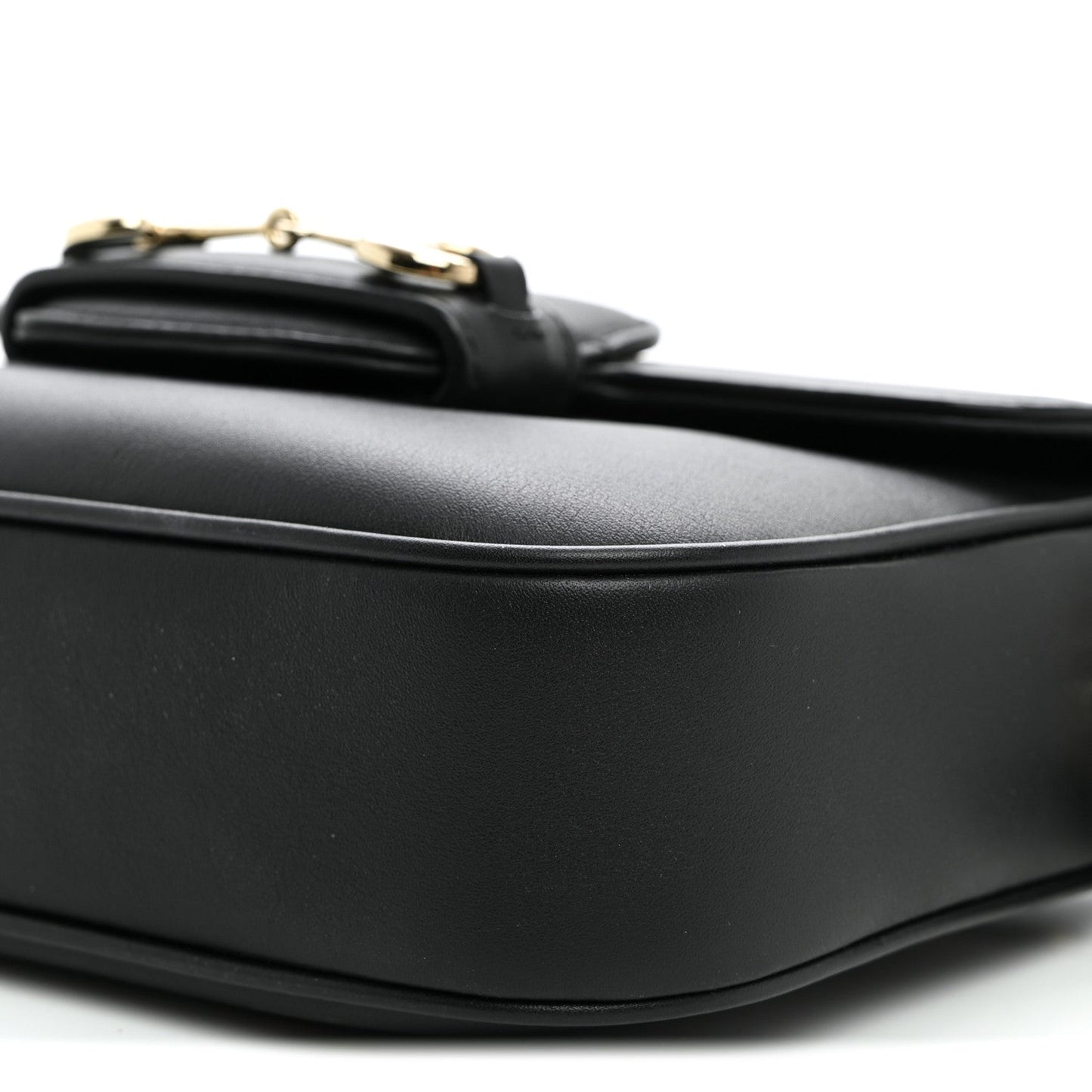 Arabella Calfskin Horsebit 1955 Shoulder Bag Black