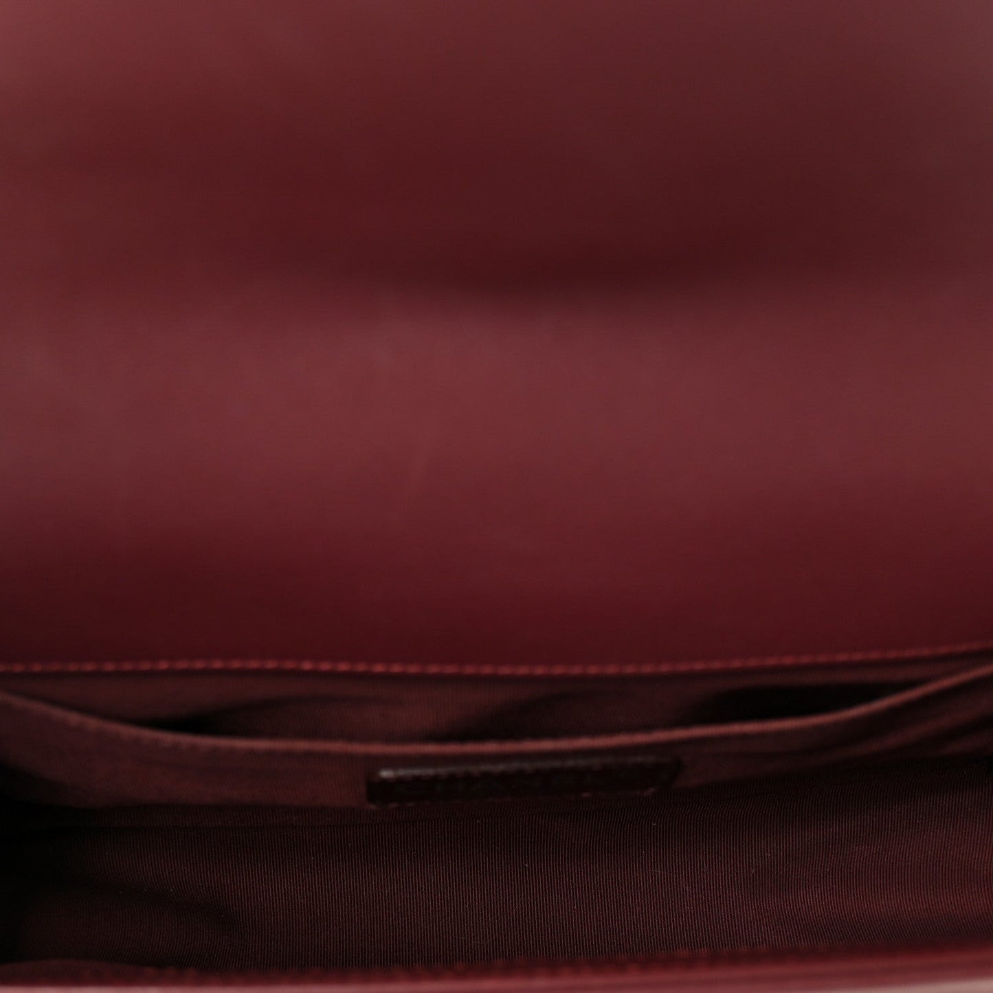 Velvet Tweed Quilted Medium Boy Flap Burgundy