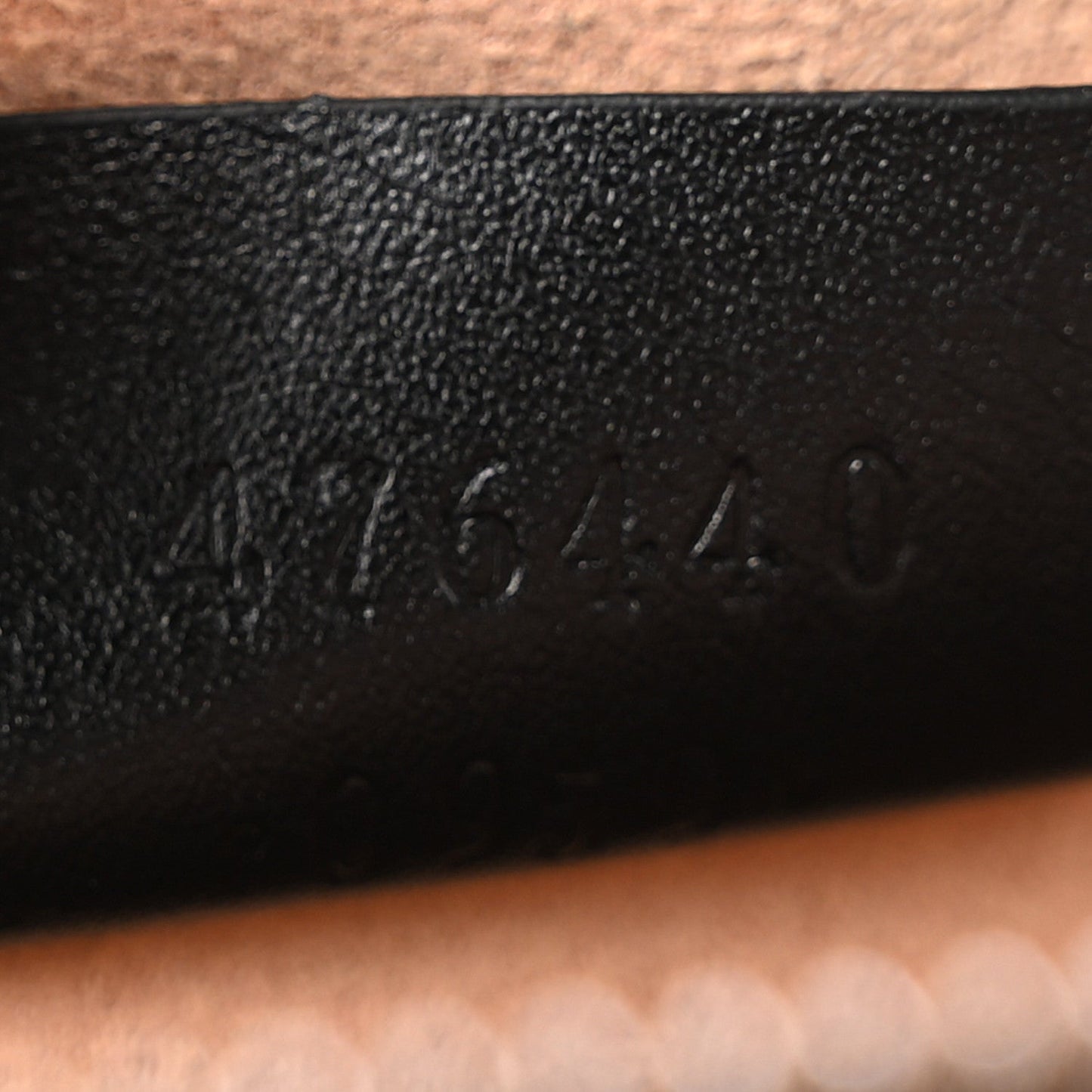 Calfskin Matelasse Large GG Marmont Zip Pouch Black
