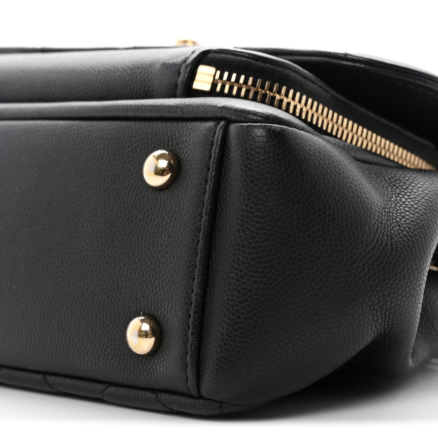 Caviar Quilted Small Business Affinity Flap Black