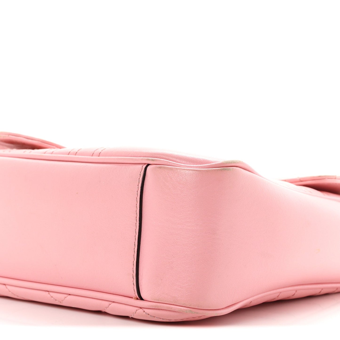 Calfskin Matelasse Medium GG Marmont Shoulder Bag Wild Rose