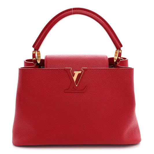 Taurillon Capucines PM Rubis