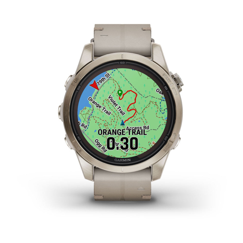 Garmin 010-02776-30 fēnix® 7S Pro – Sapphire Solar Edition Digital Men's Watch