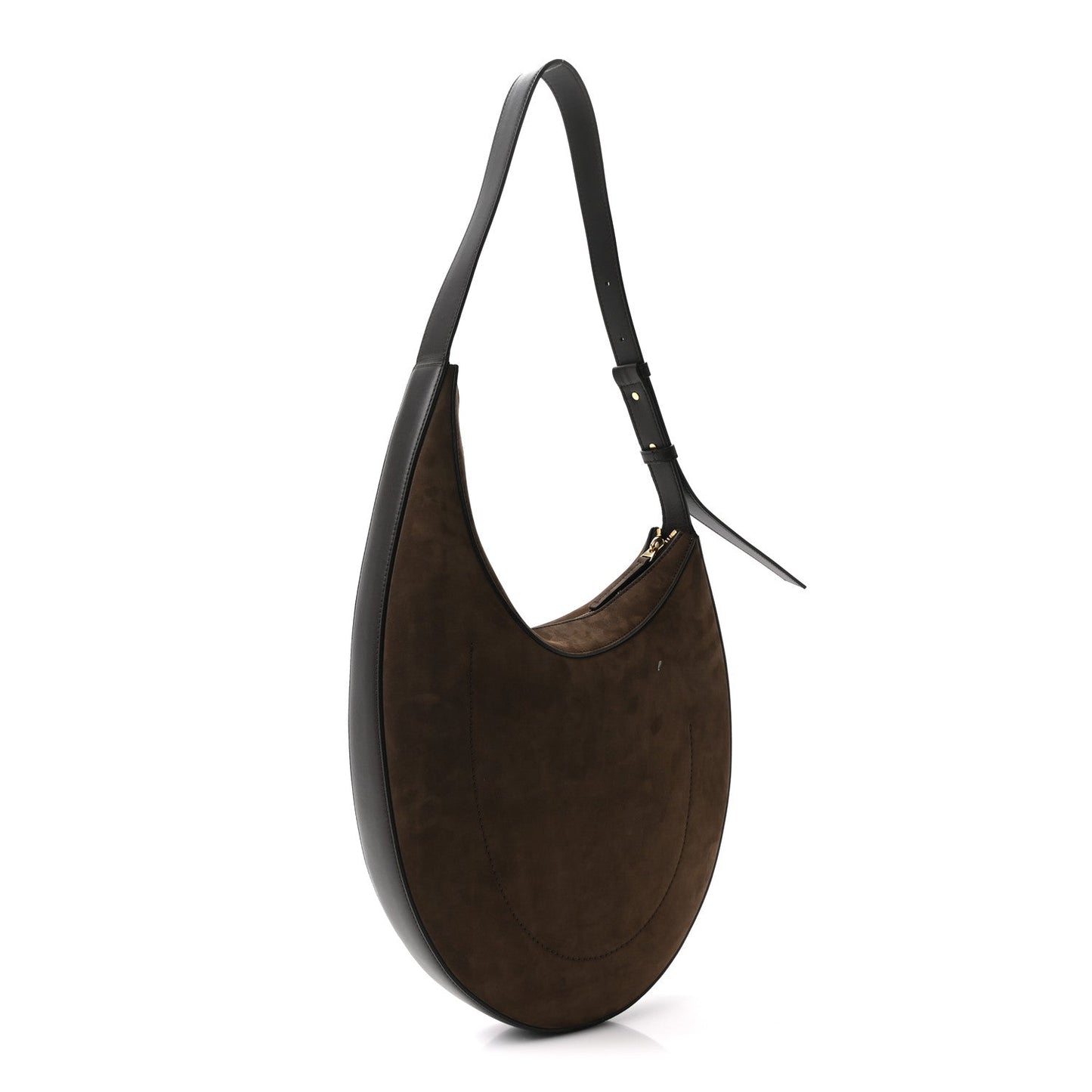 Suede Large Drop Shoulder Bag Fondant