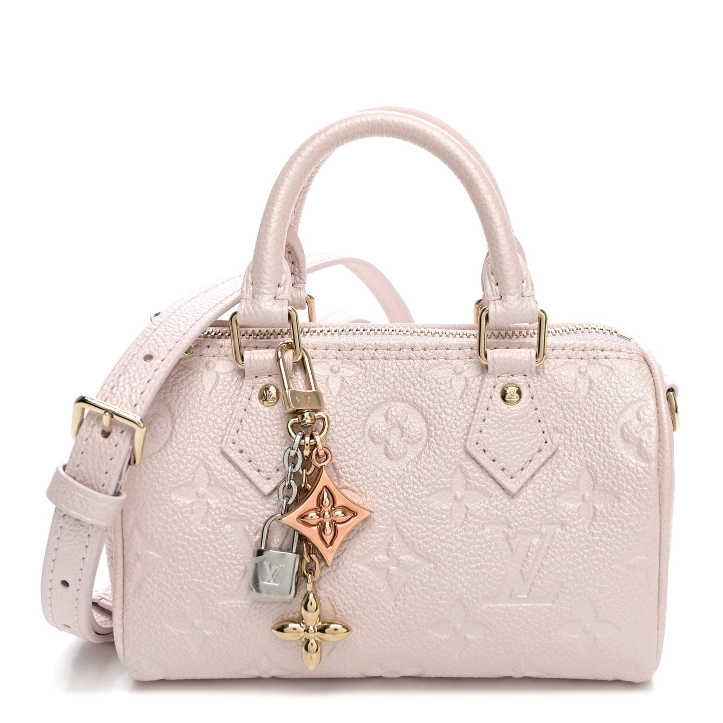 Empreinte Monogram Nano Speedy Snowy Pearl
