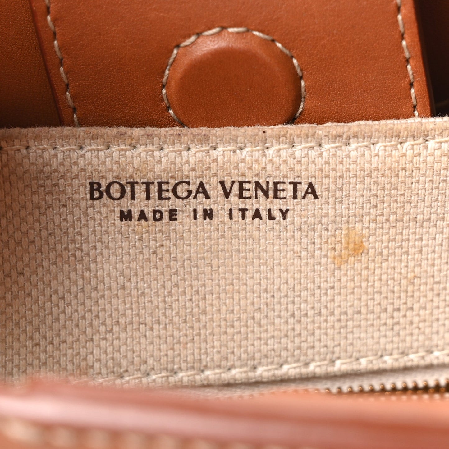 Washed Canvas Calfskin Small Andiamo Shoulder Bag Natural Light Wood