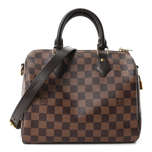 Damier Ebene Speedy Bandouliere 25