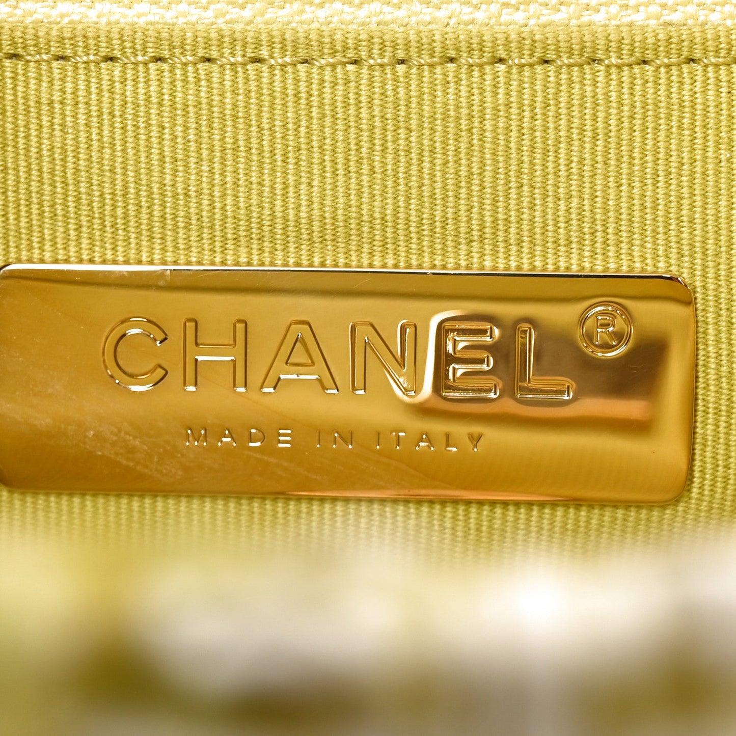 Tweed Quilted Medium Chanel 19 Flap Green
