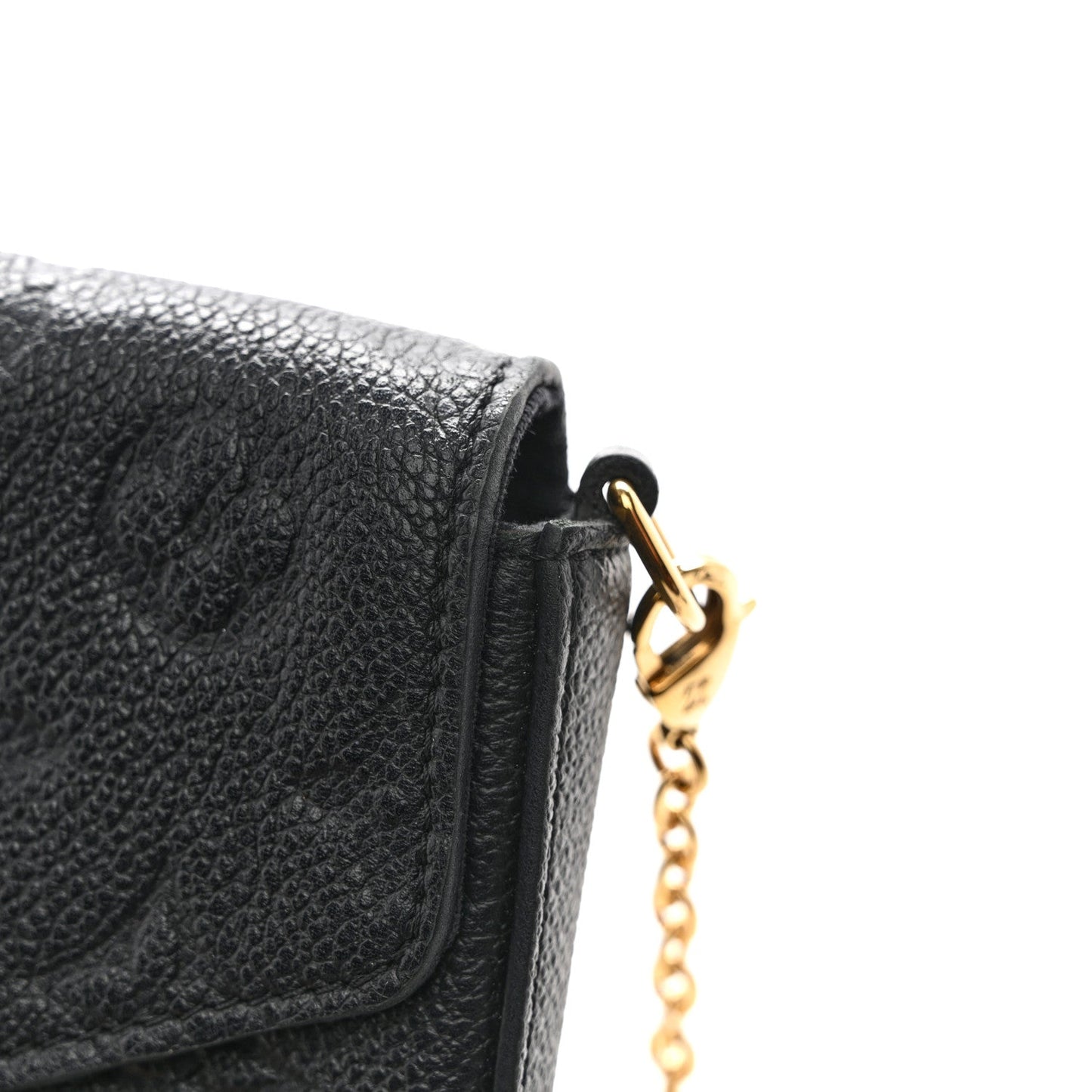 Empreinte Pochette Felicie Chain Wallet Black