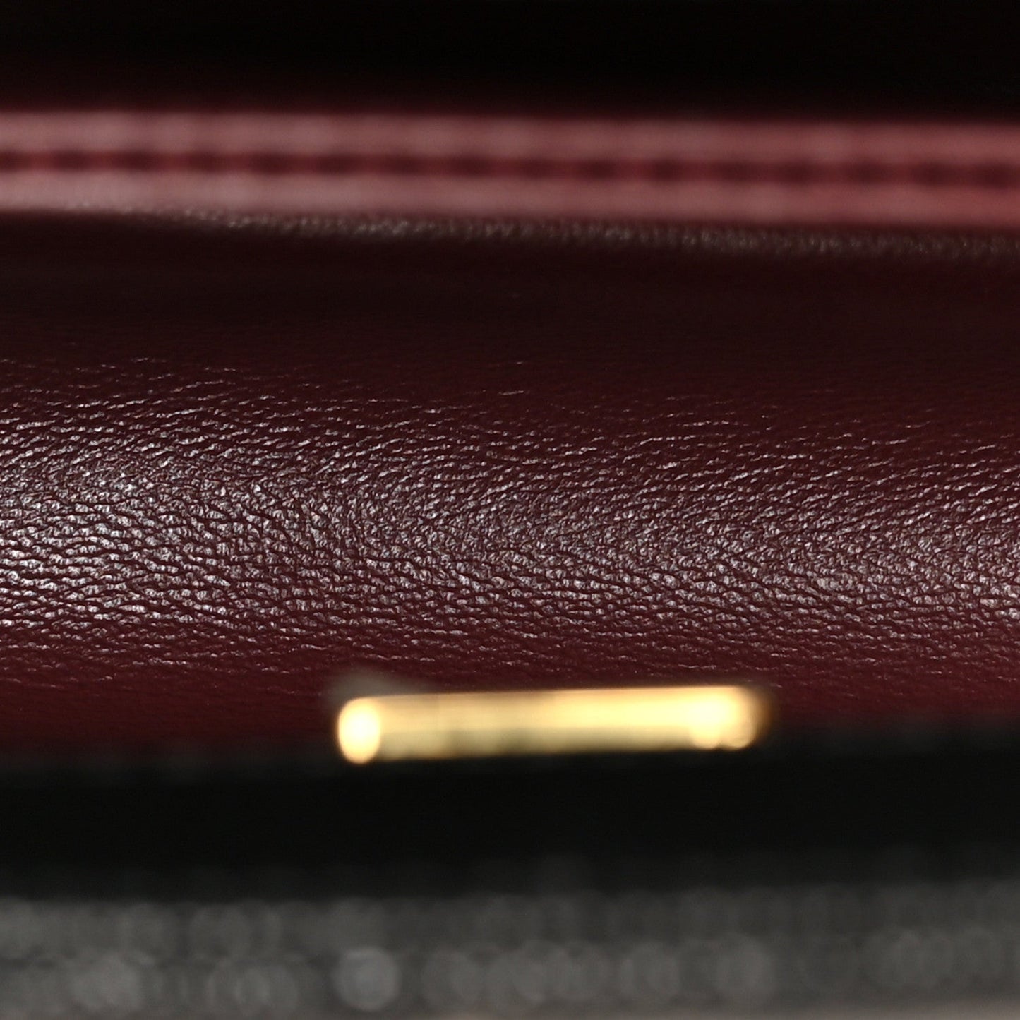 Caviar Lizard Embossed Quilted Extra Mini Coco Handle Flap Black
