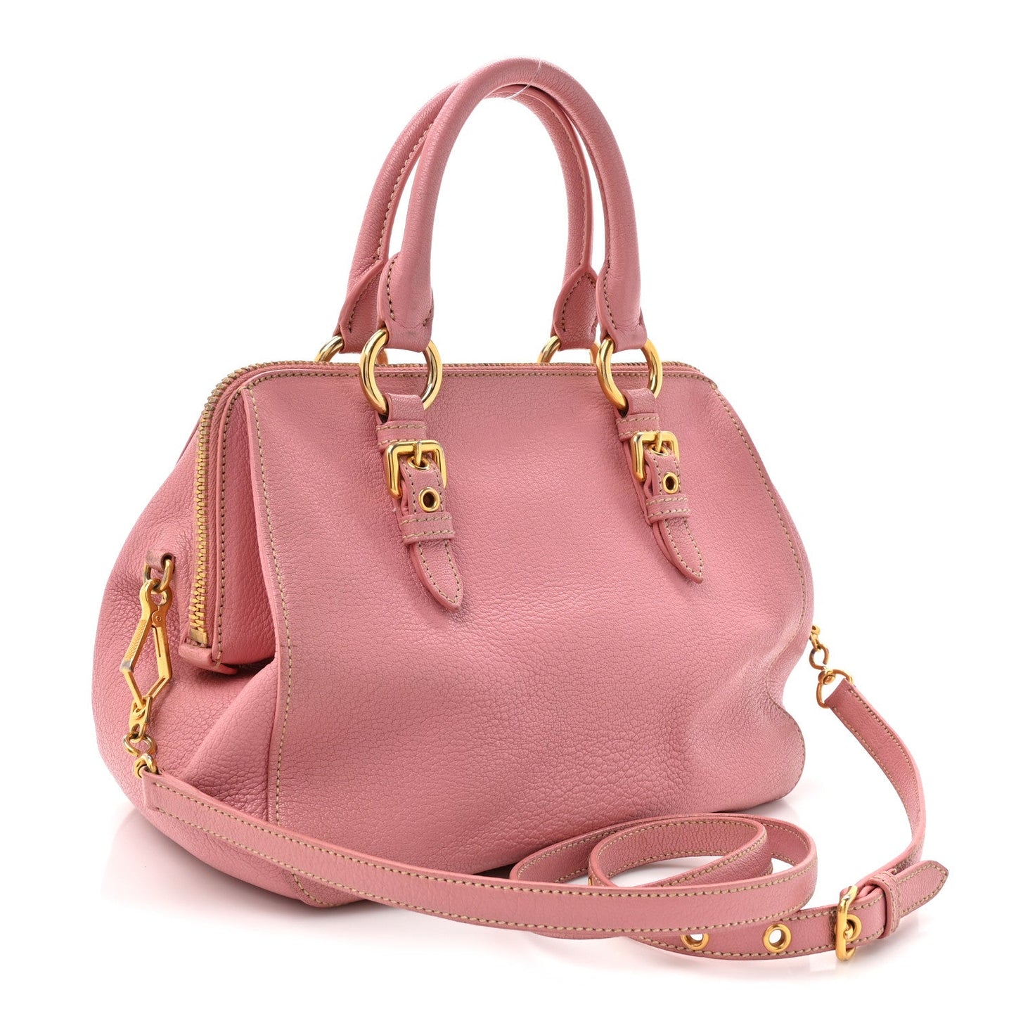 Goatskin Madras Bauletto Peonia