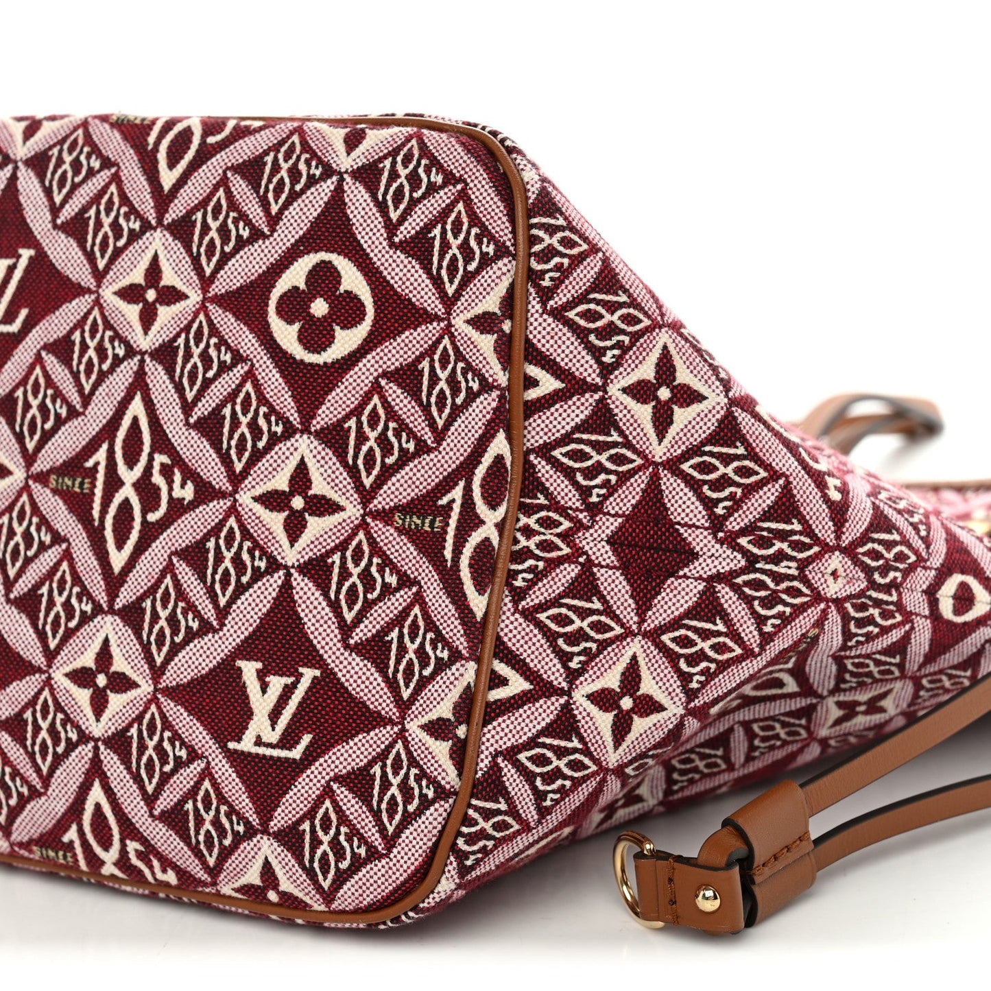 Jacquard Since 1854 Neverfull MM Bordeaux