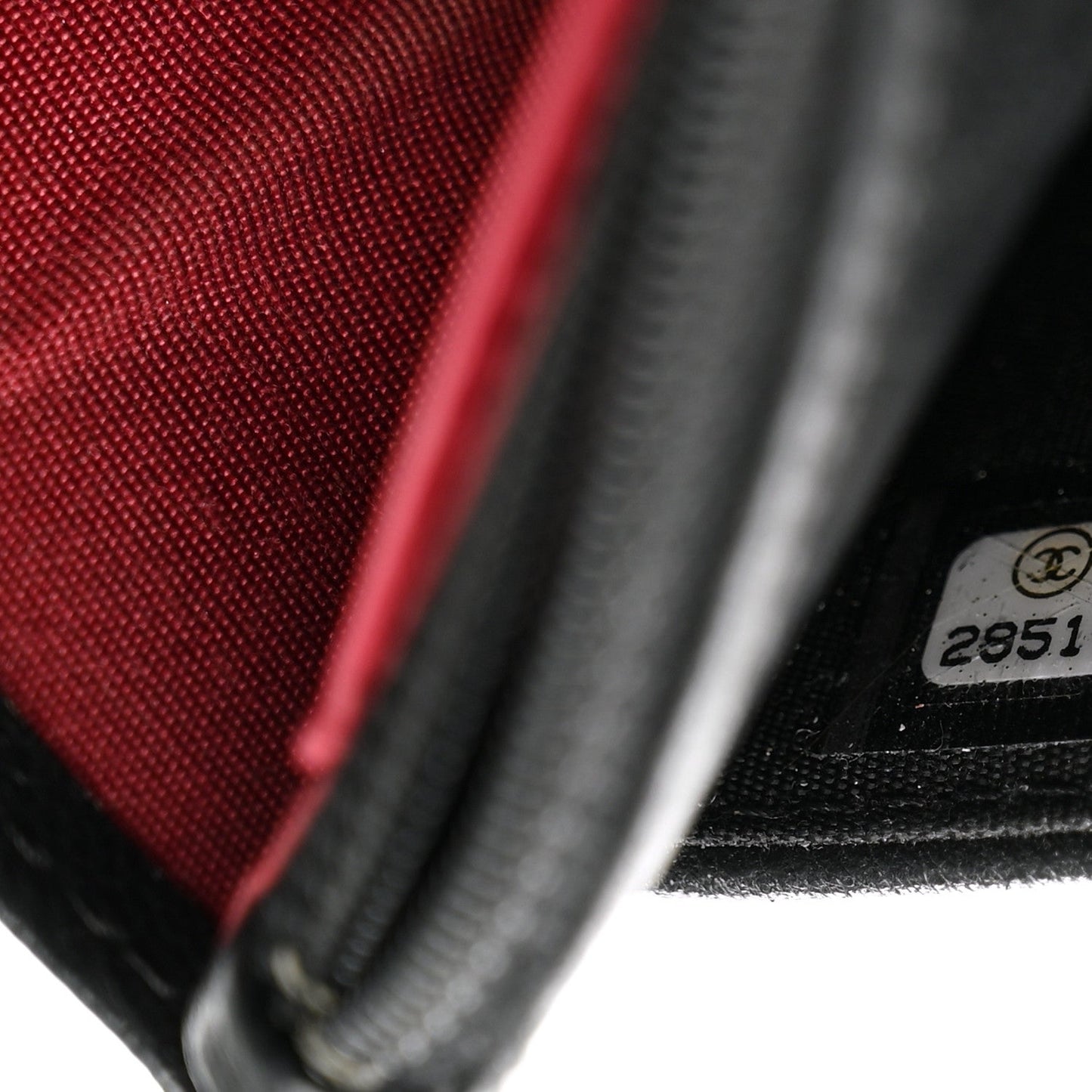 Goatskin Quilted Chanel 19 Wallet On Chain WOC Black