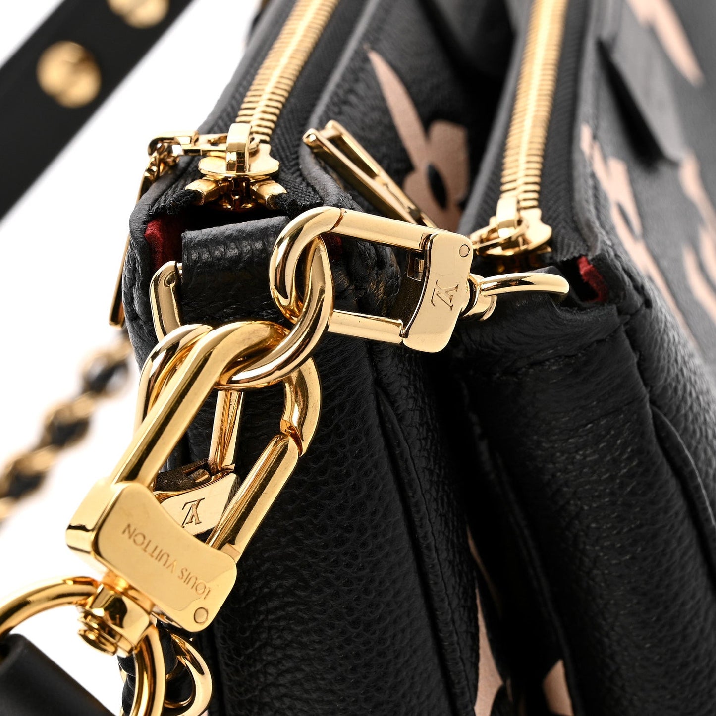 Empreinte Monogram Giant Multi Pochette Accessories Black Beige