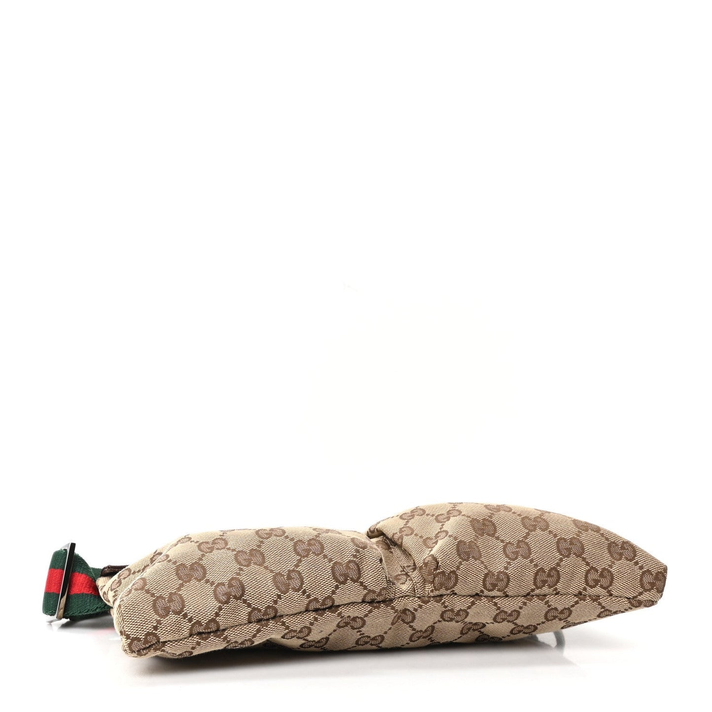 Monogram Web Belt Bag Dark Brown