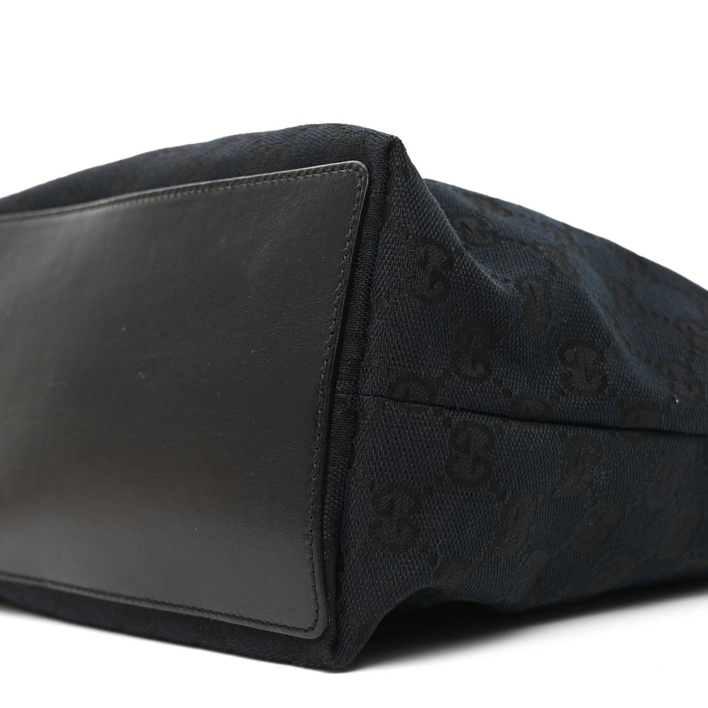 Monogram Large Bucket Tote Black