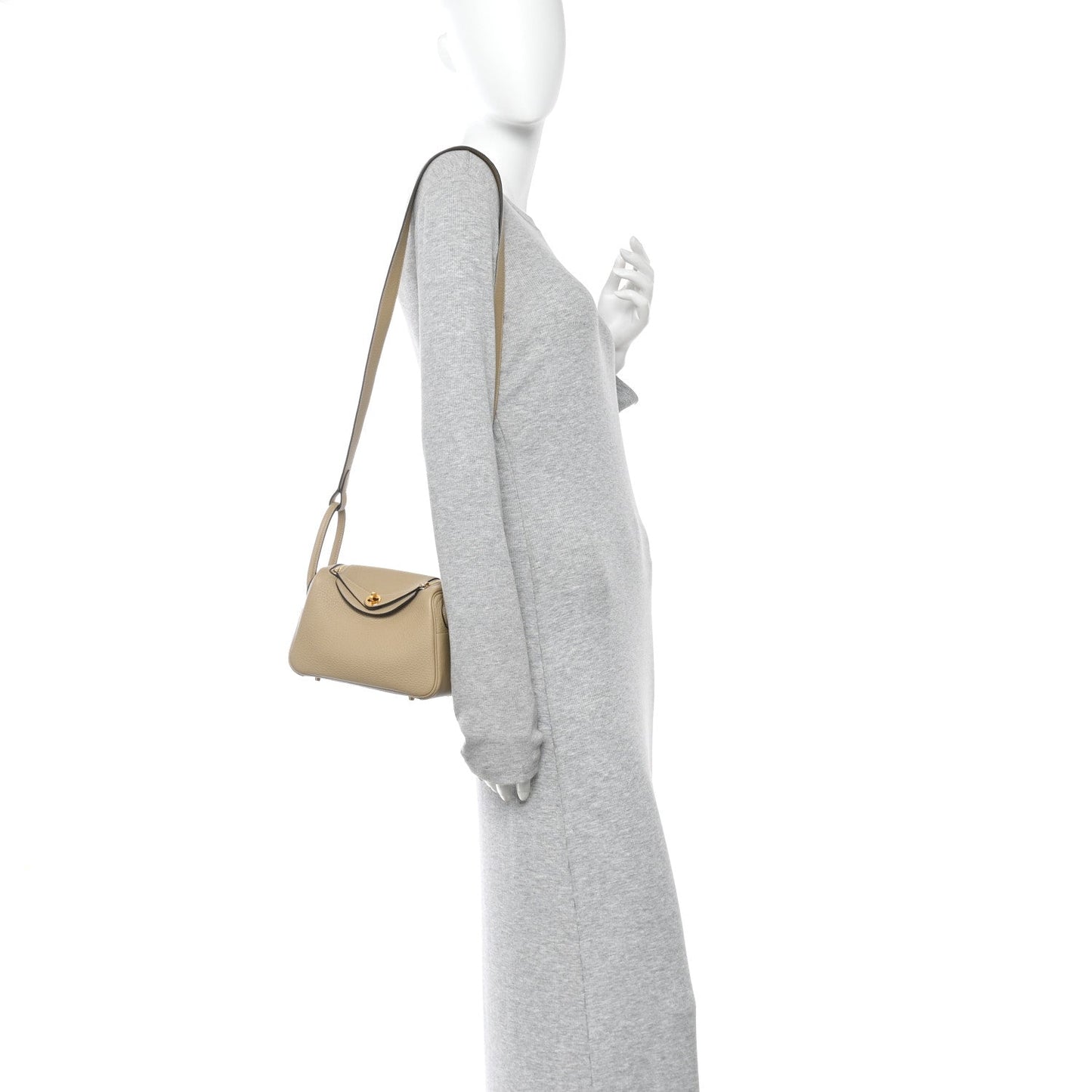 Taurillon Clemence Verso Mini Lindy 20 Trench Gris Asphalte