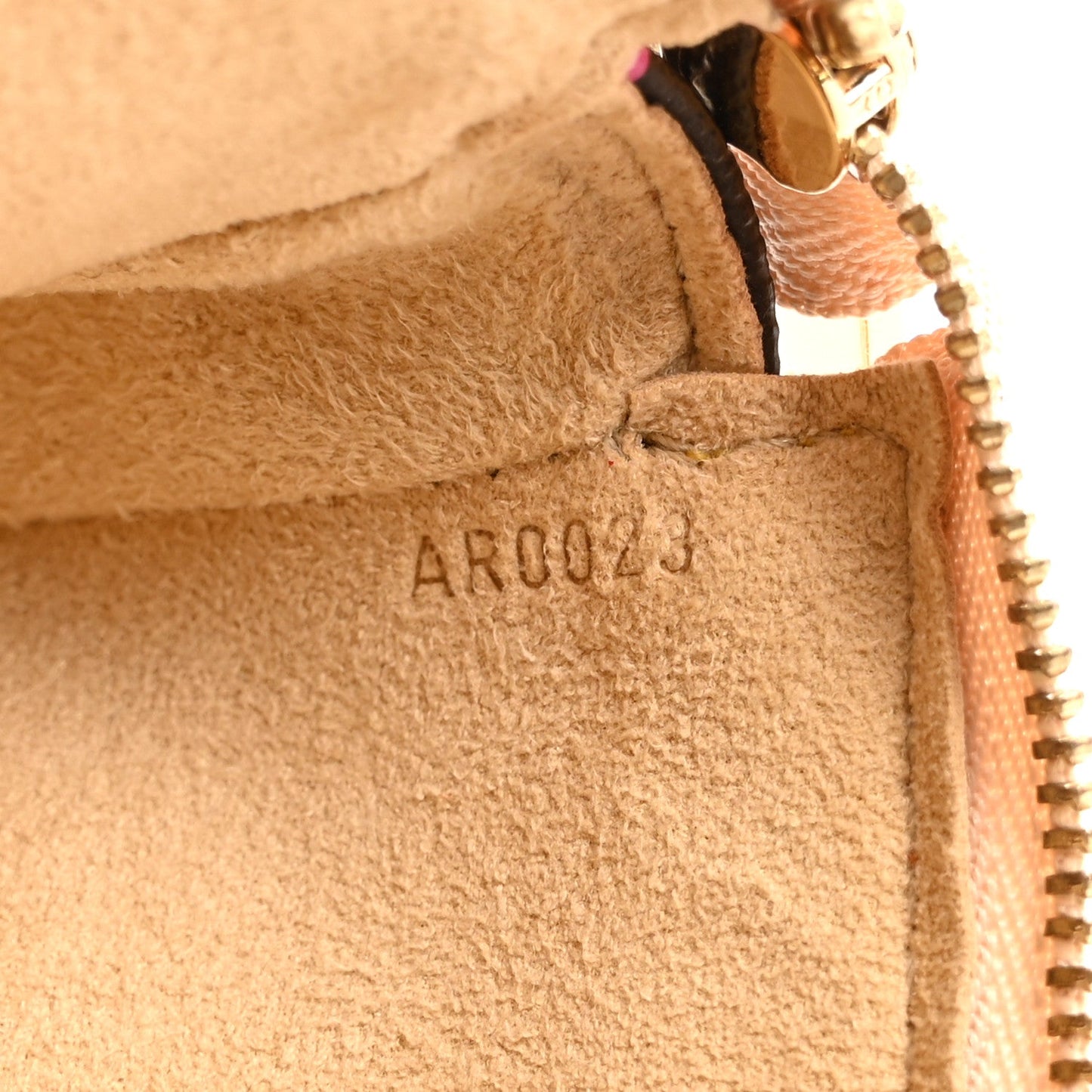 Monogram Cherry Blossom Pochette Accessories Brown