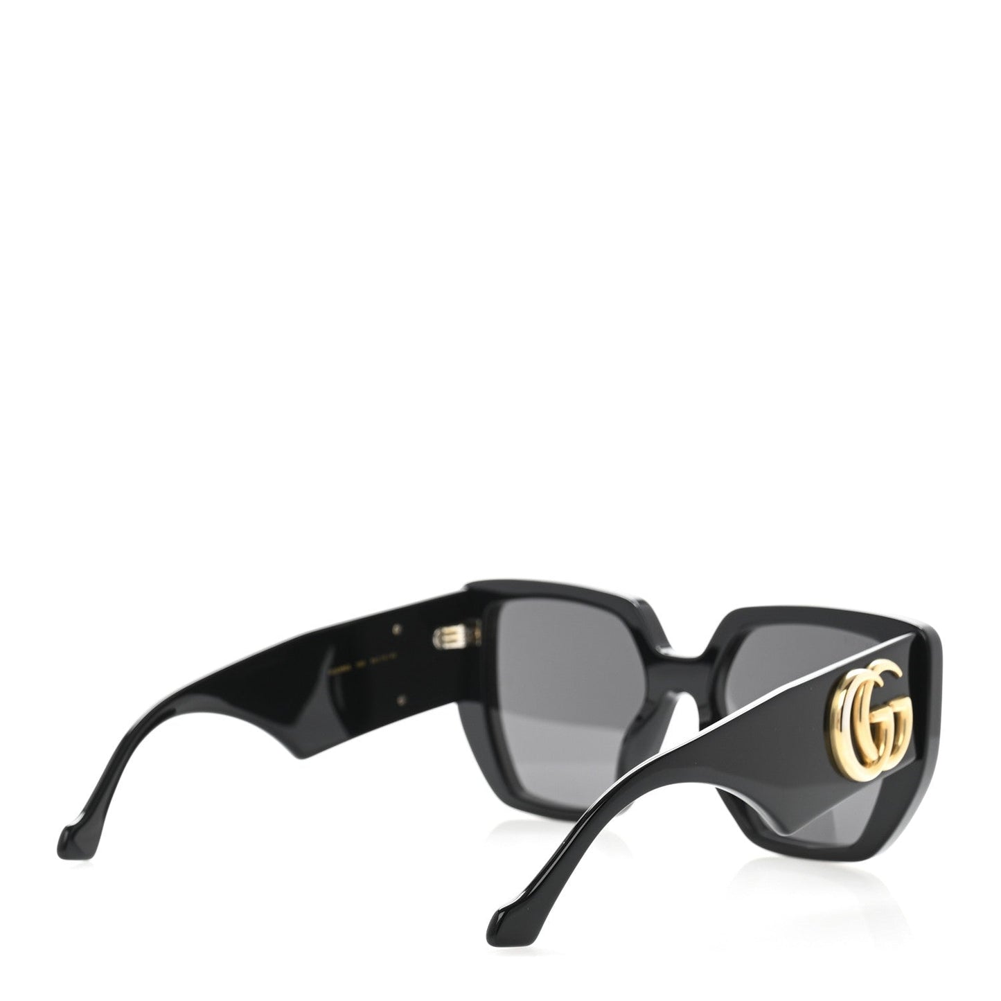 Acetate Square Frame Sunglasses GG0956S Black