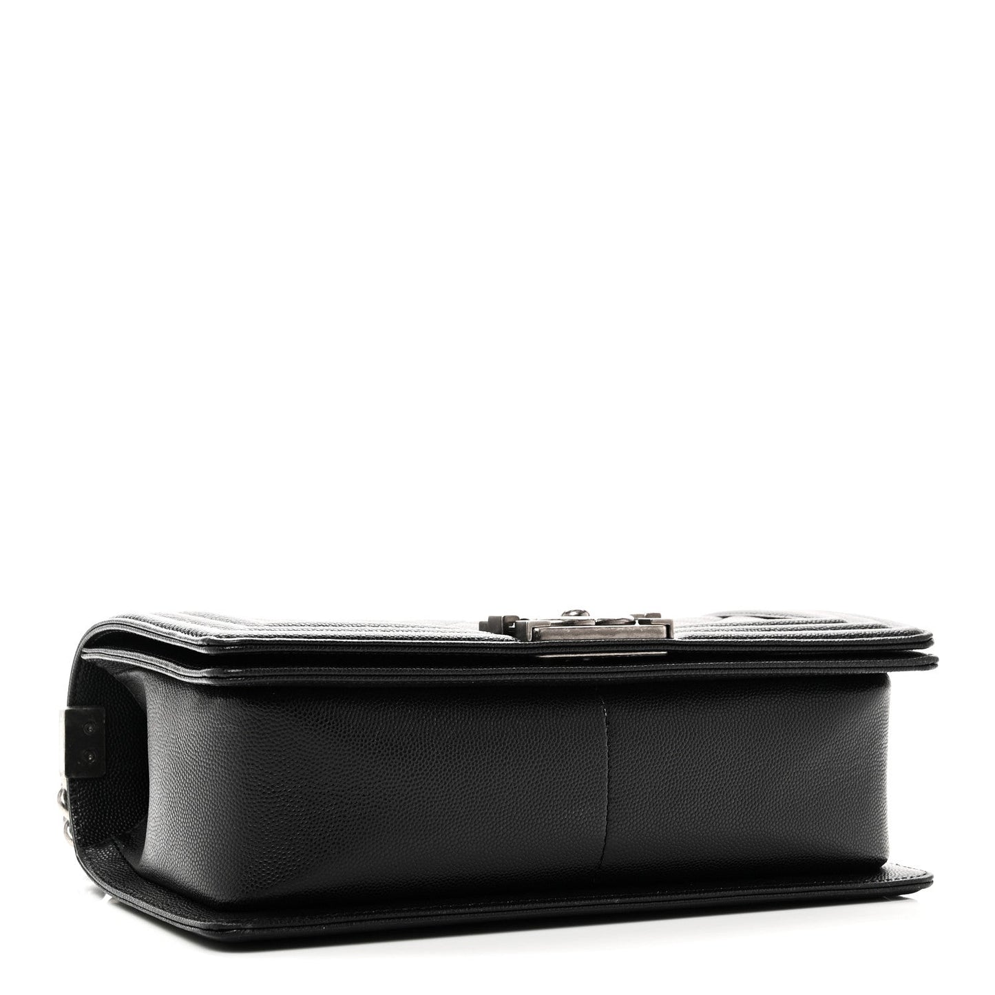 Caviar Quilted Medium Boy Flap Black