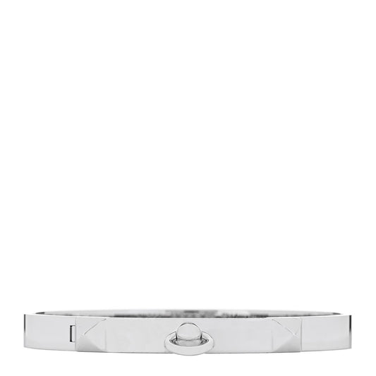 18K White Gold PM Collier De Chien Bracelet SH