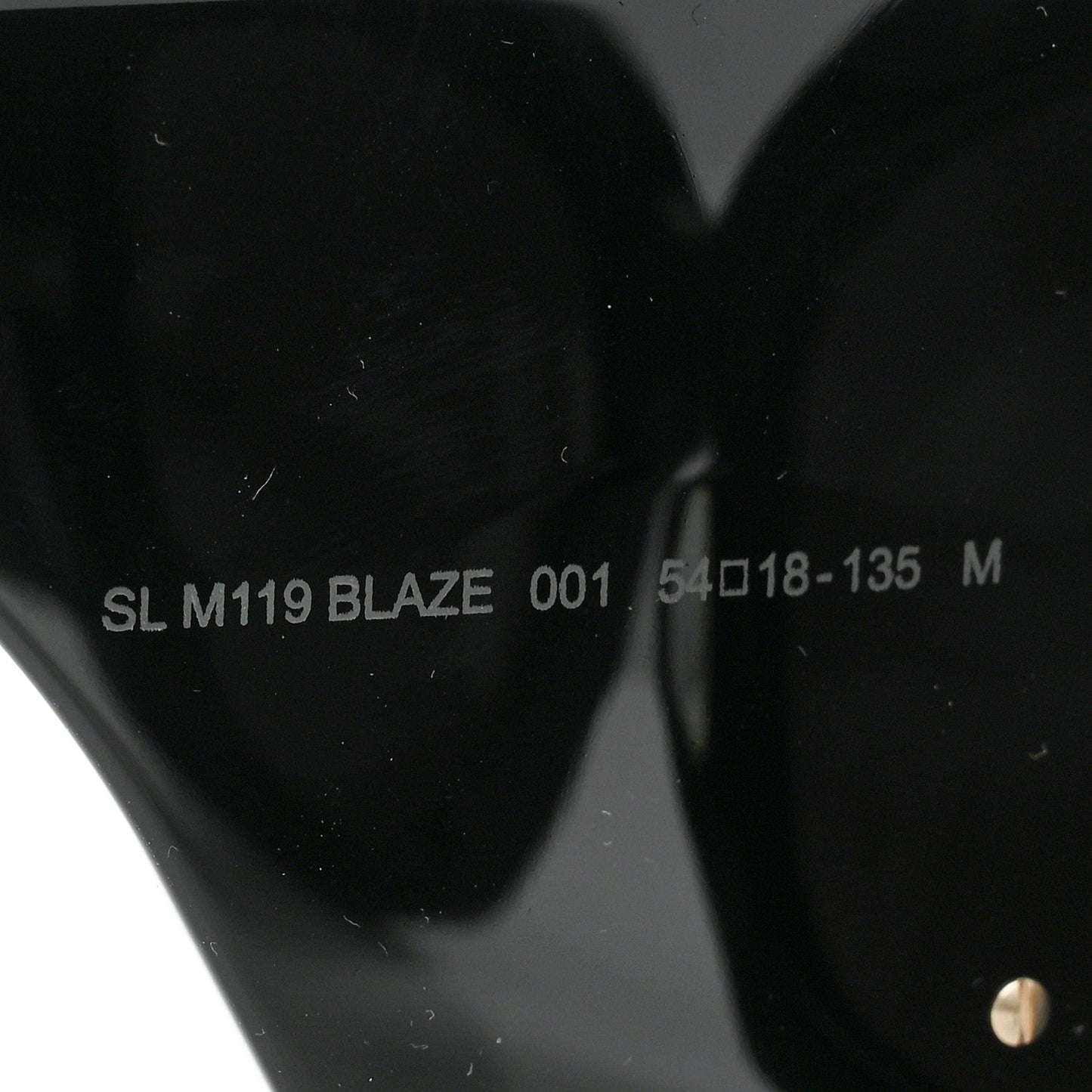 Acetate Blaze Sunglasses SL M119 Black