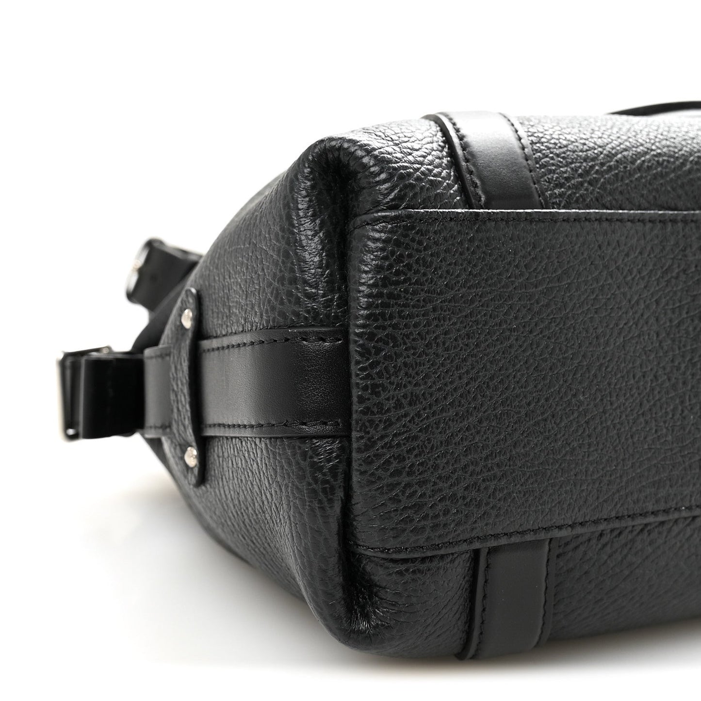 Pixel Lambskin LV Biker MM Black