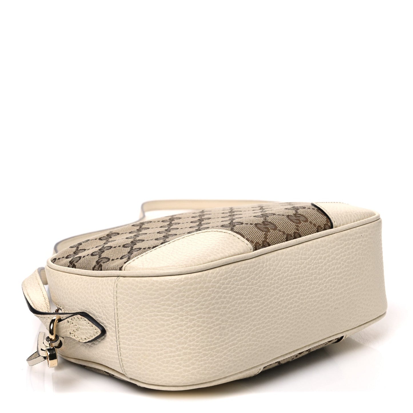 Monogram Dollar Calfskin Mini Bree Messenger Bag Beige Ebony Avoire