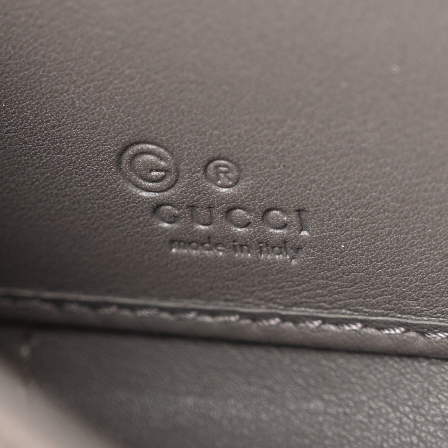 Microguccissima Zip Around Wallet Grey