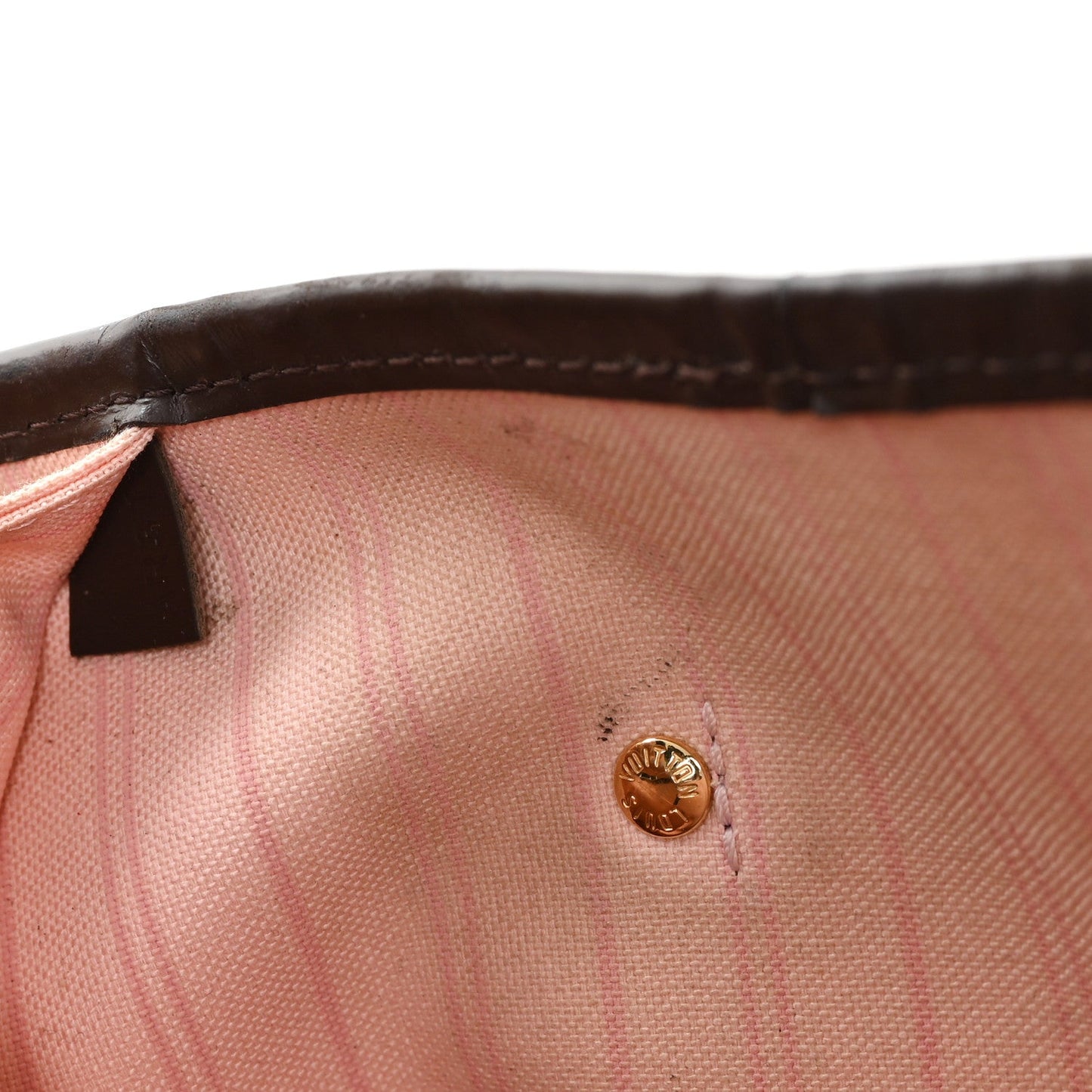 Damier Ebene Neo Neverfull MM Rose Ballerine