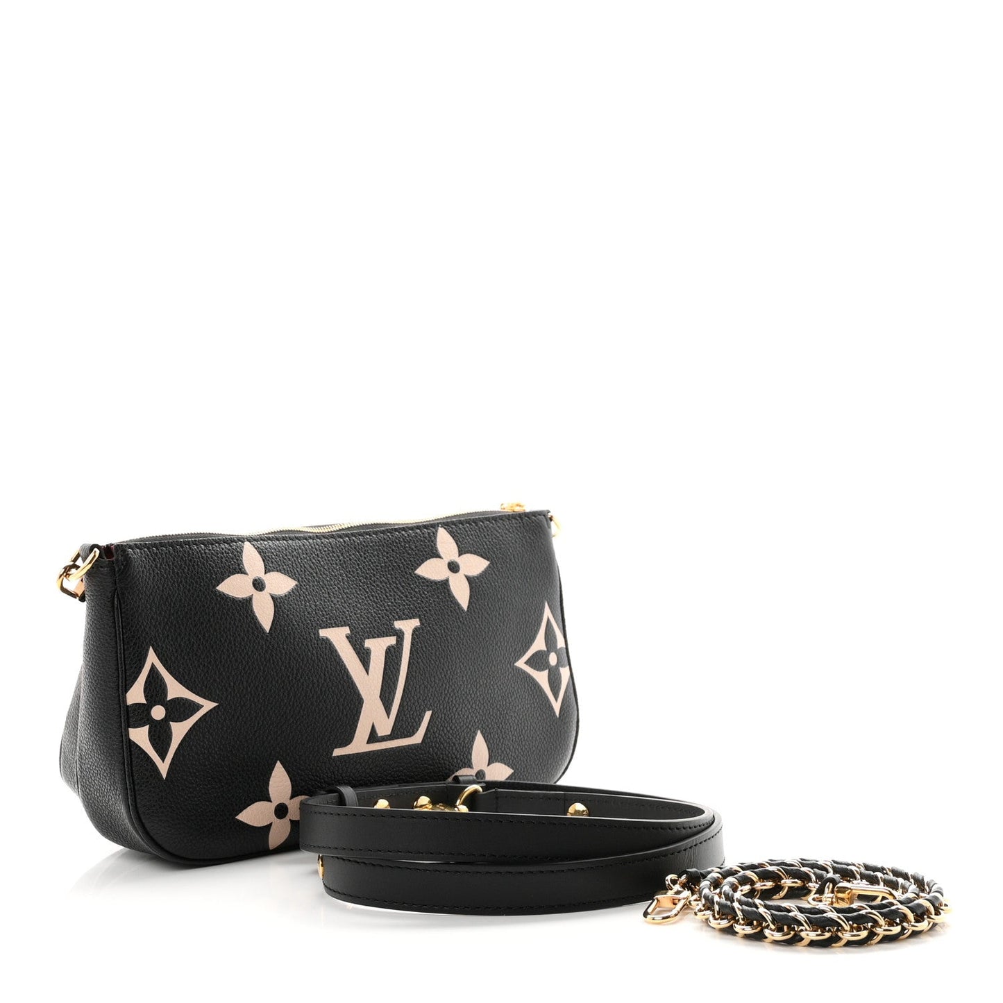 Empreinte Monogram Giant Multi Pochette Accessories Black Beige
