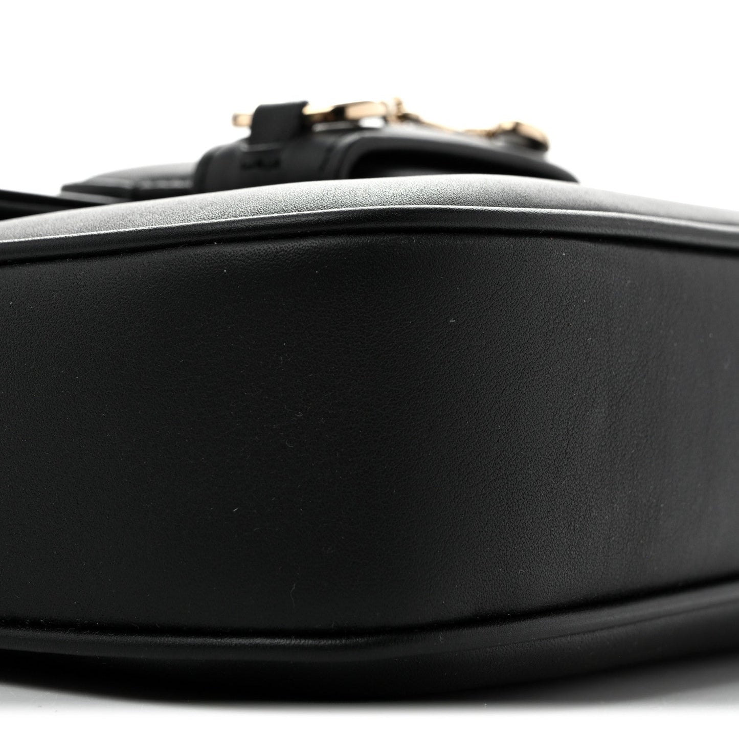 Arabella Calfskin Horsebit 1955 Shoulder Bag Black