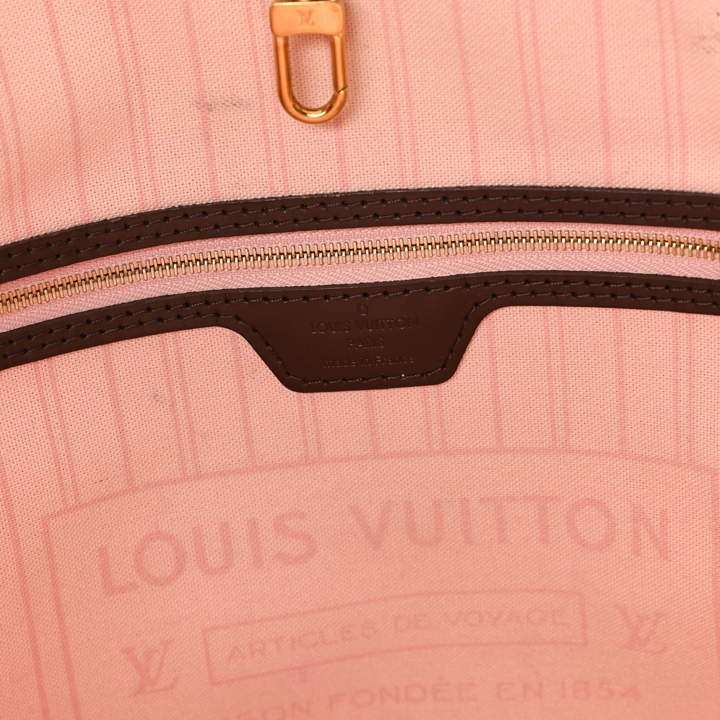 Damier Ebene Neo Neverfull MM Rose Ballerine