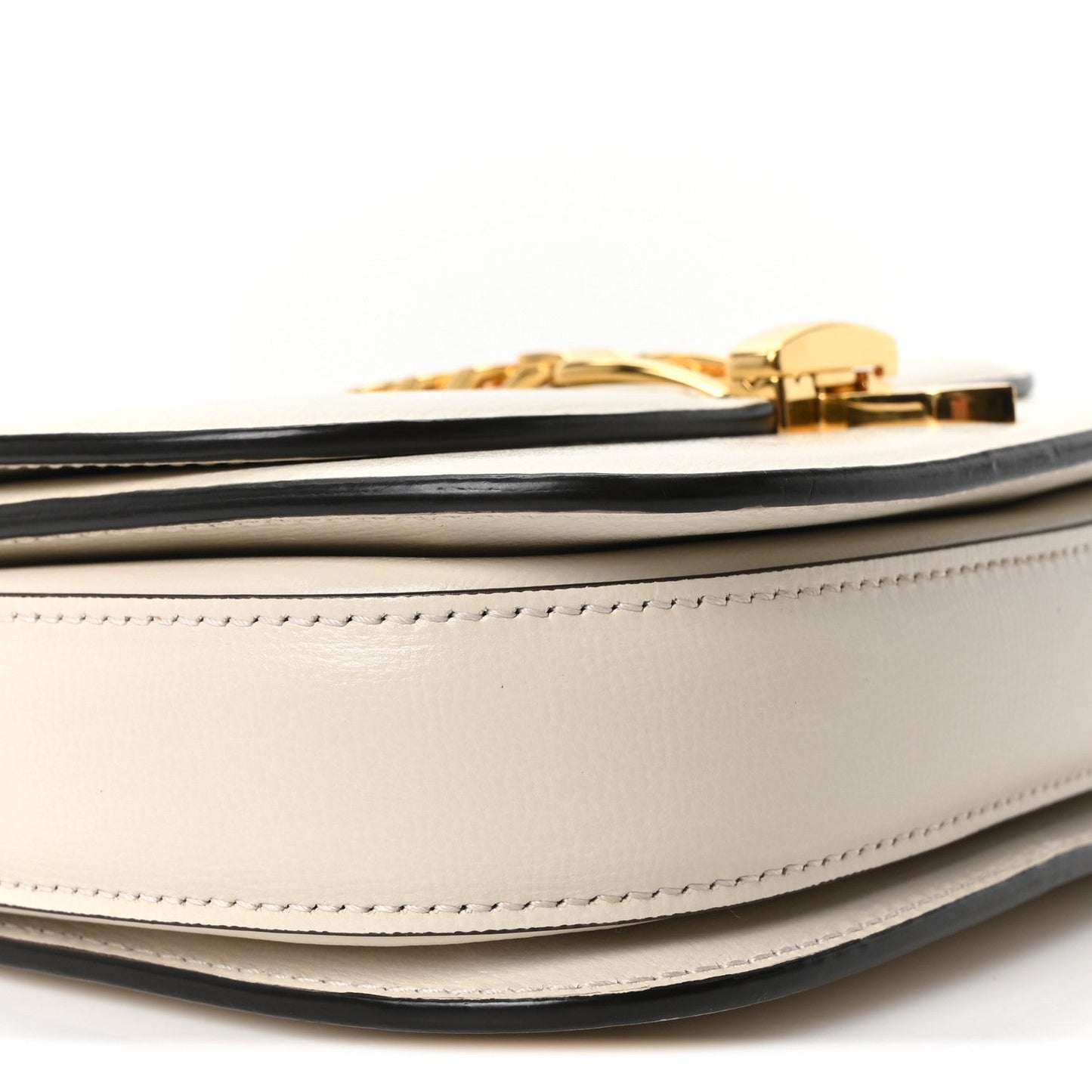 Azalea Calfskin Mini Sylvie 1969 Flap Messenger Bag Mystic White