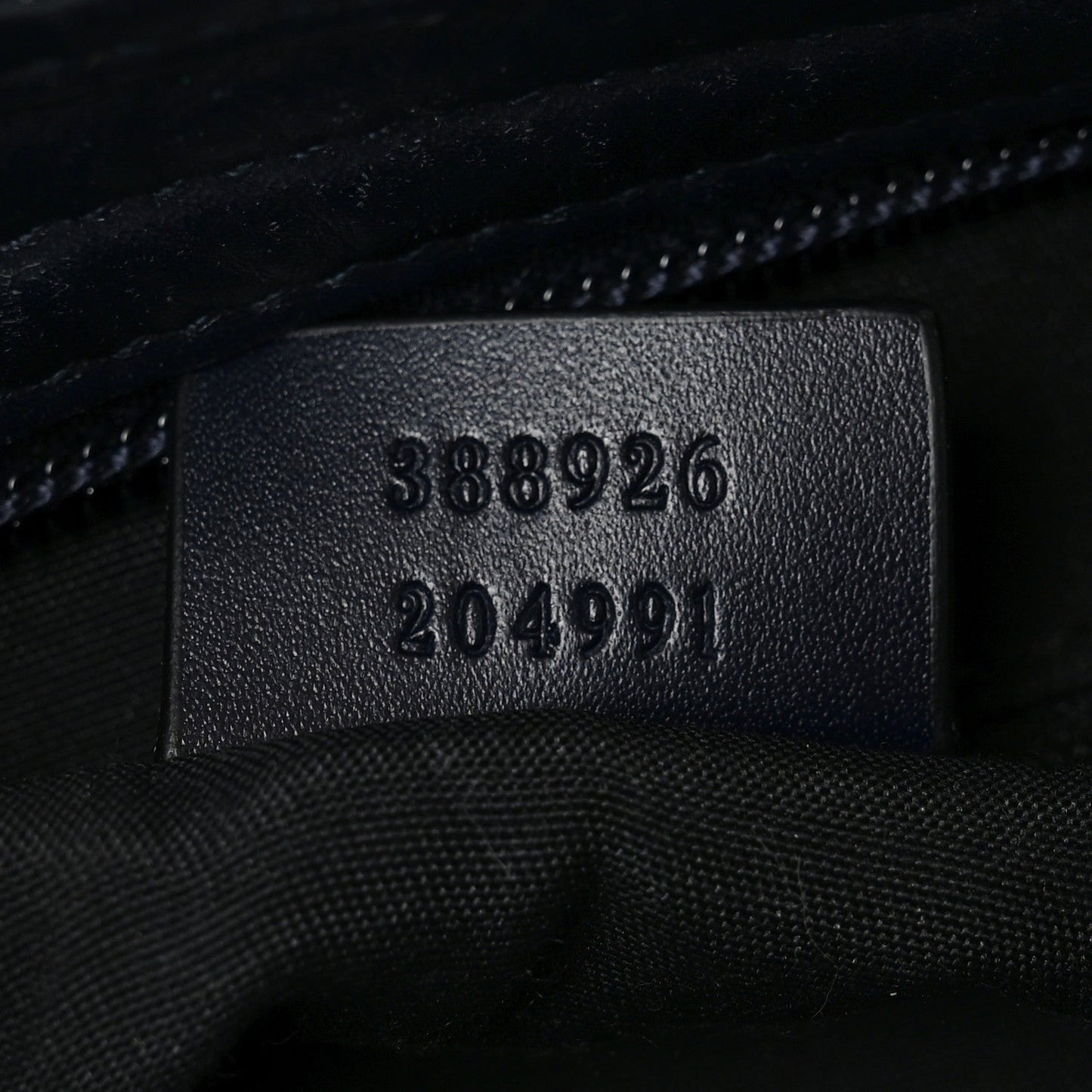 GG Supreme Monogram Web Flat Messenger Bag Navy