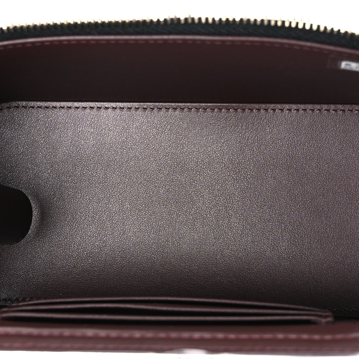 Caviar Quilted Small Vanity Case With Chain Black